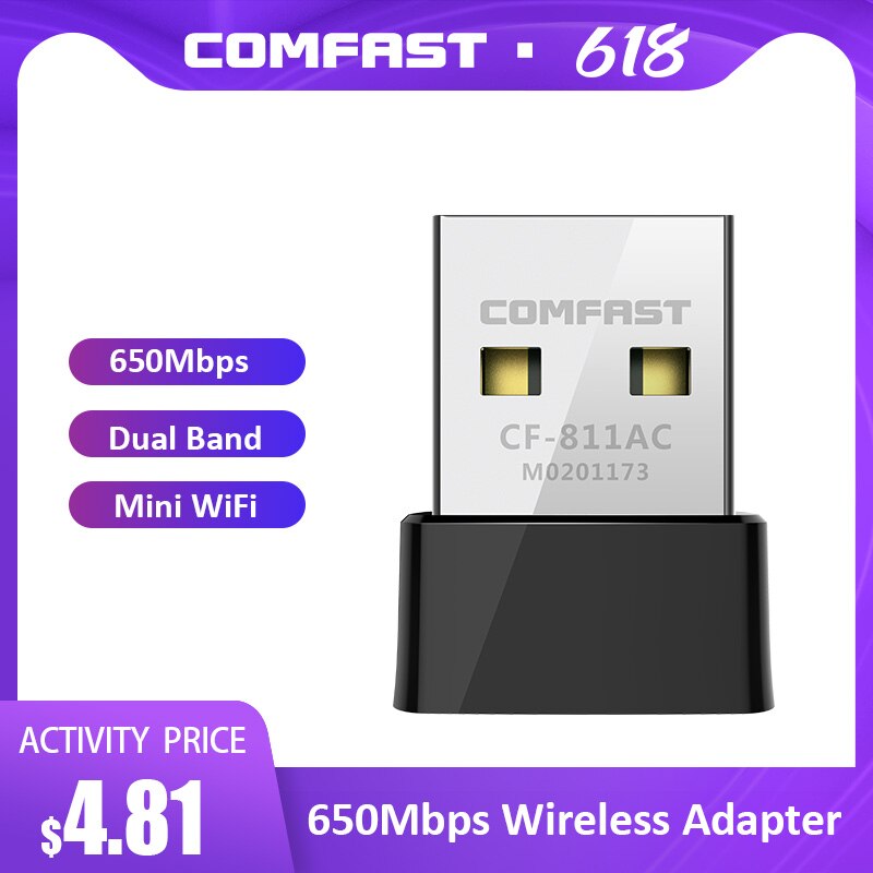 650Mbps USB   2.4G  5GHz   802..